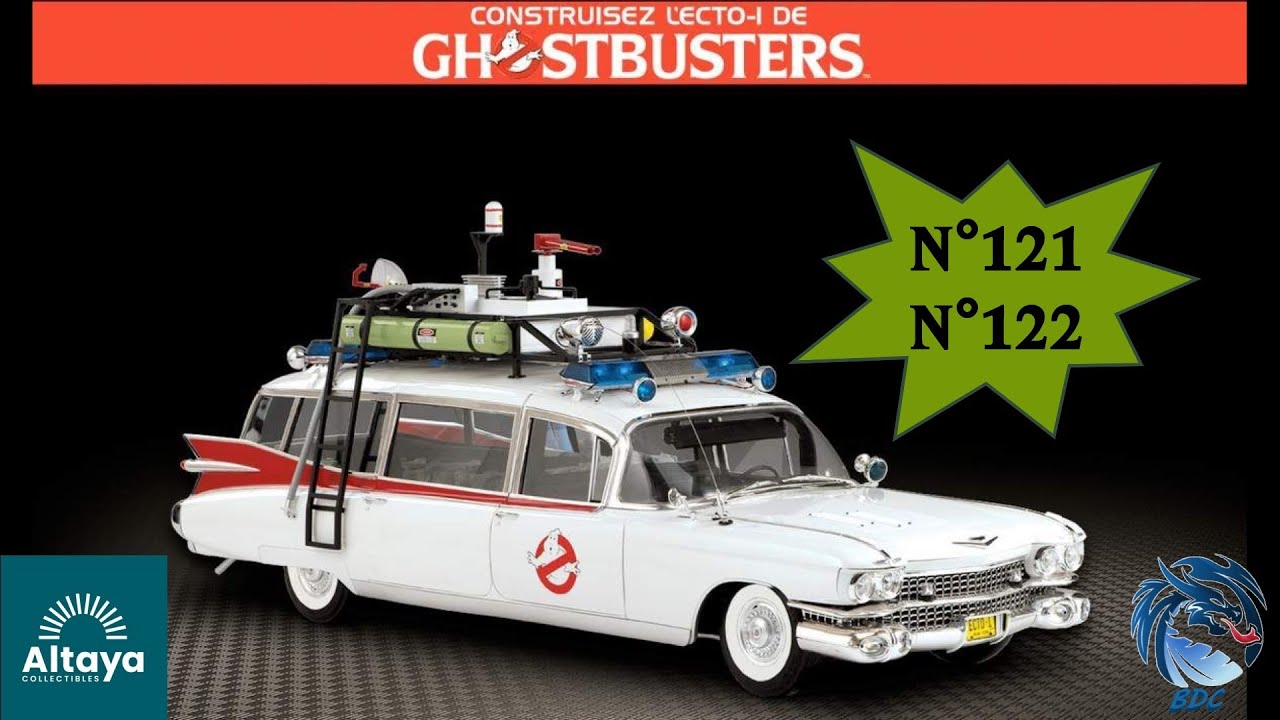 🔧 Montage ECTO-1 Altaya – N°121 & 122 | Châssis, carrosserie et barres de protection 👻