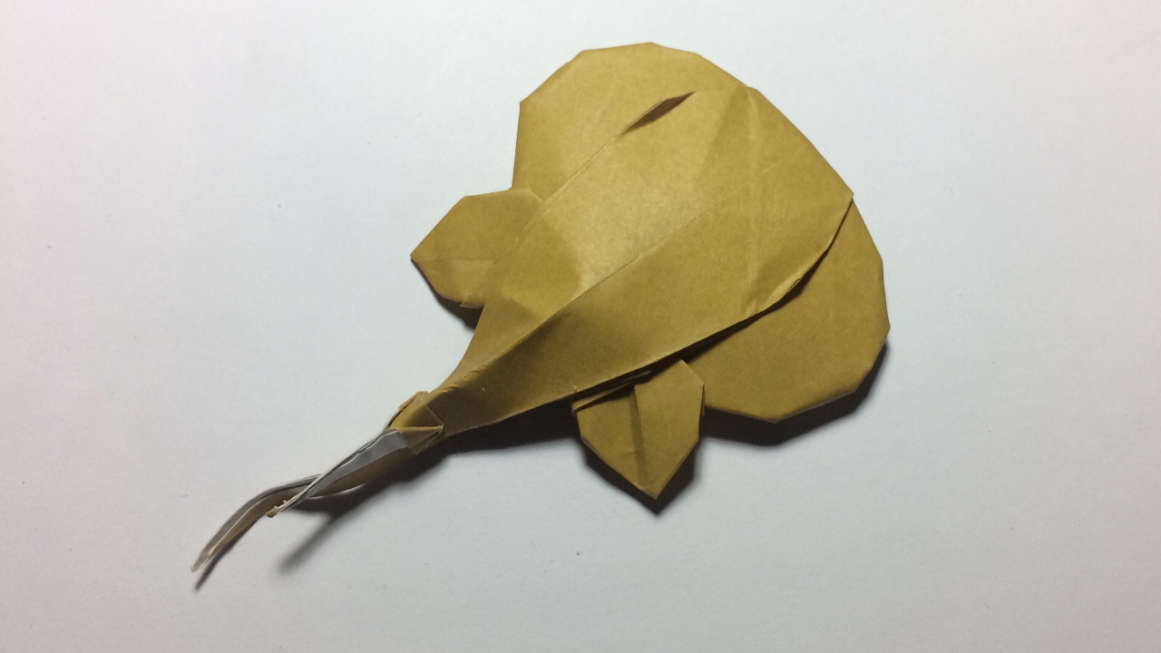 How to make Origami Sting Ray - PaperPh2