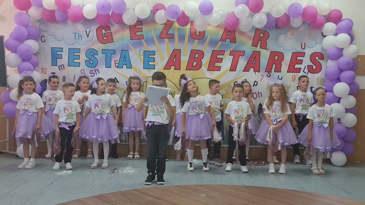 Festa e Abetares, klasa e parë me mësuesin Ideal Bekteshi. Viti shkollor 2023/2024. 06.06.2024