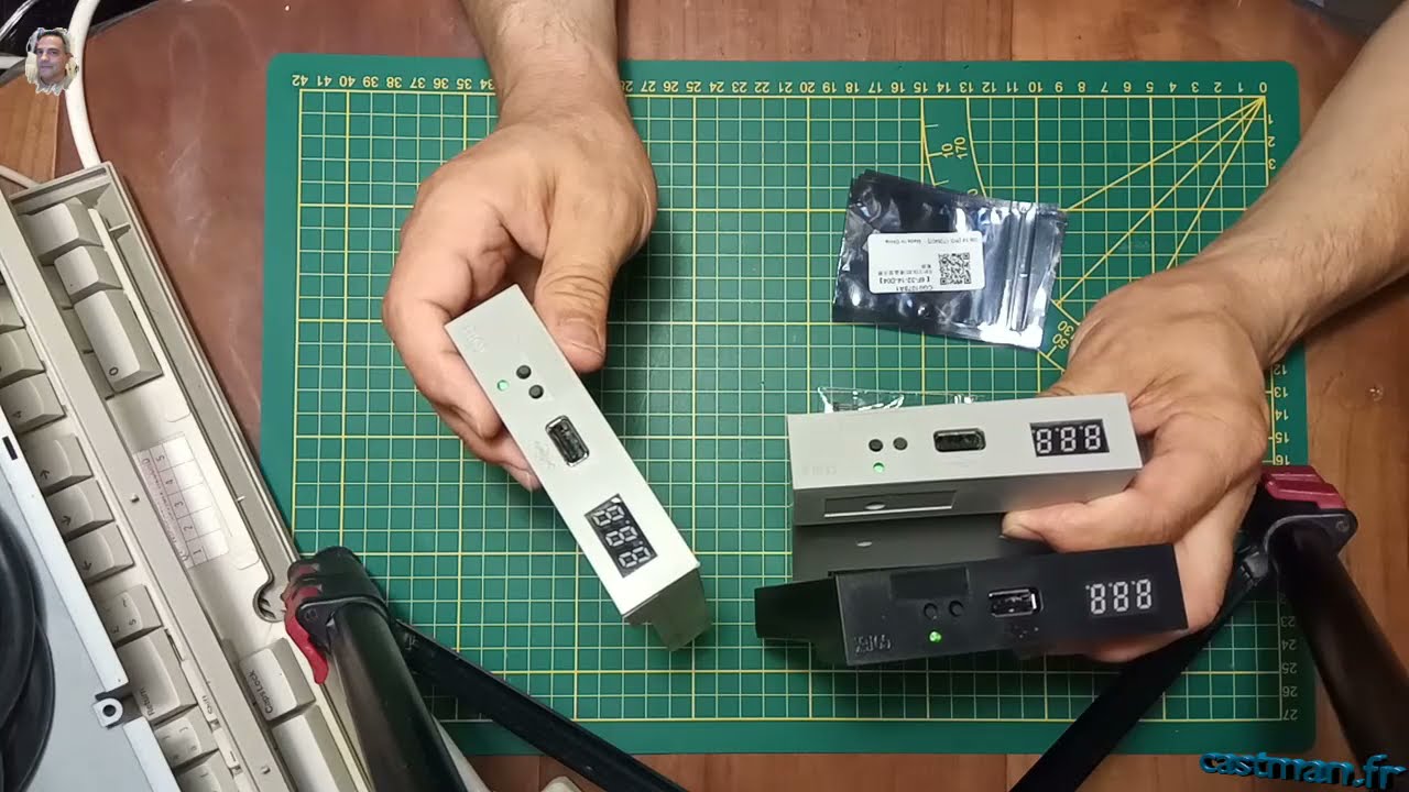 Un lecteur Gotek dans un Amiga un Atari ou même un Amstrad CPC, c'est possible et ça fonctionne !