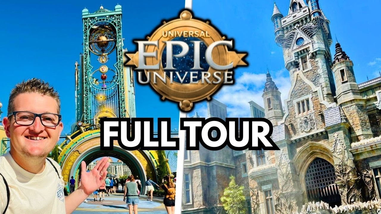 Universal Epic Universe - FIRST VISIT - ALL RIDES & FULL TOUR!