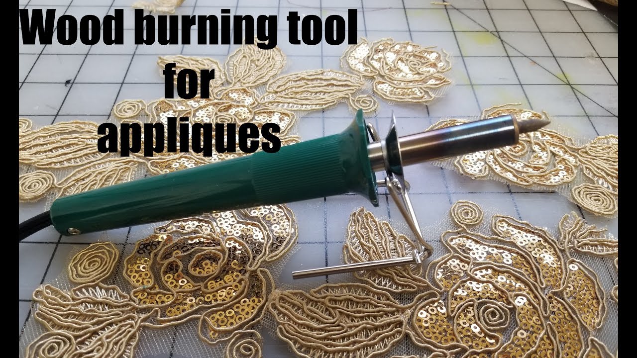 wood burning tool for appliques unboxing and tutorial