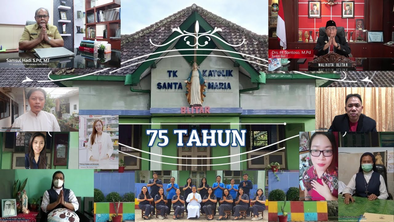 75 Tahun TK Katolik Santa Maria Blitar