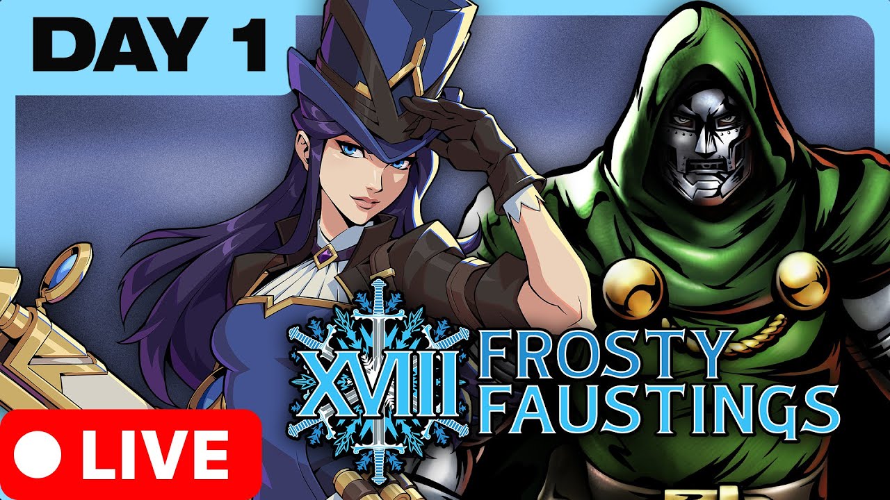 [🔴 LIVE] Frosty Faustings 2026 - Day 1 - 2XKO Duos + UMvC3 Exhibitions