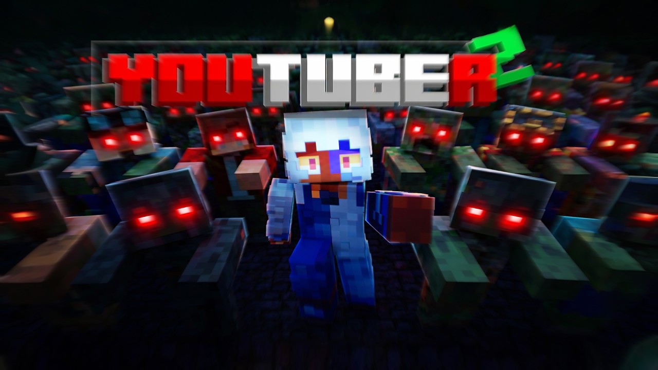 Every YOUTUBER Turned Into a ZOMBIE… (Hardcore Minecraft)