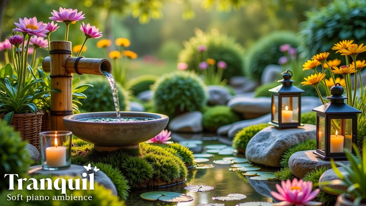 Расслабляющая фортепианная музыка со звуками воды 🌿 Глубокое исцеление для снятия стресса, беспокой
