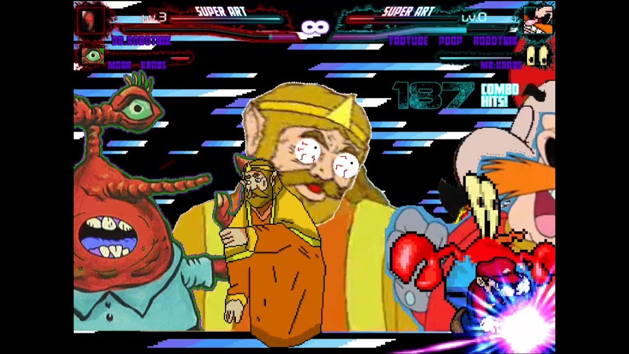 Mugen Request Dr Robotnik,Moar Krabs,Hotel Mario & The King vs Youtube Poop Robotnik,Mr Krabs,Mario