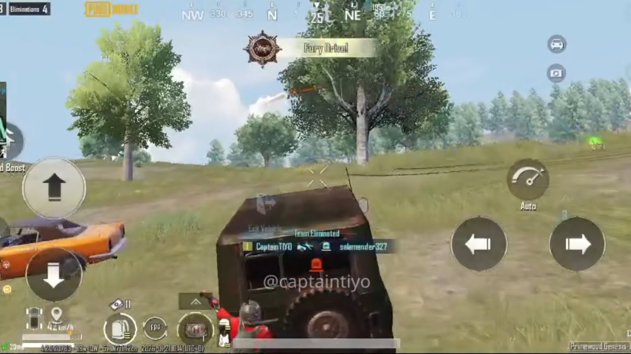 PUBG Mobile Primewood Genesis Fury Drive Full Version 