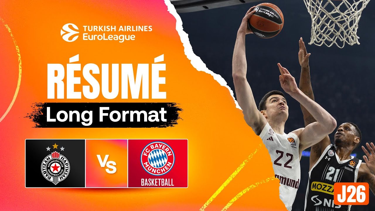Le shoot le plus CLUTCH de la saison ?? - Partizan vs Bayern Munich - Résumé - EuroLeague J26