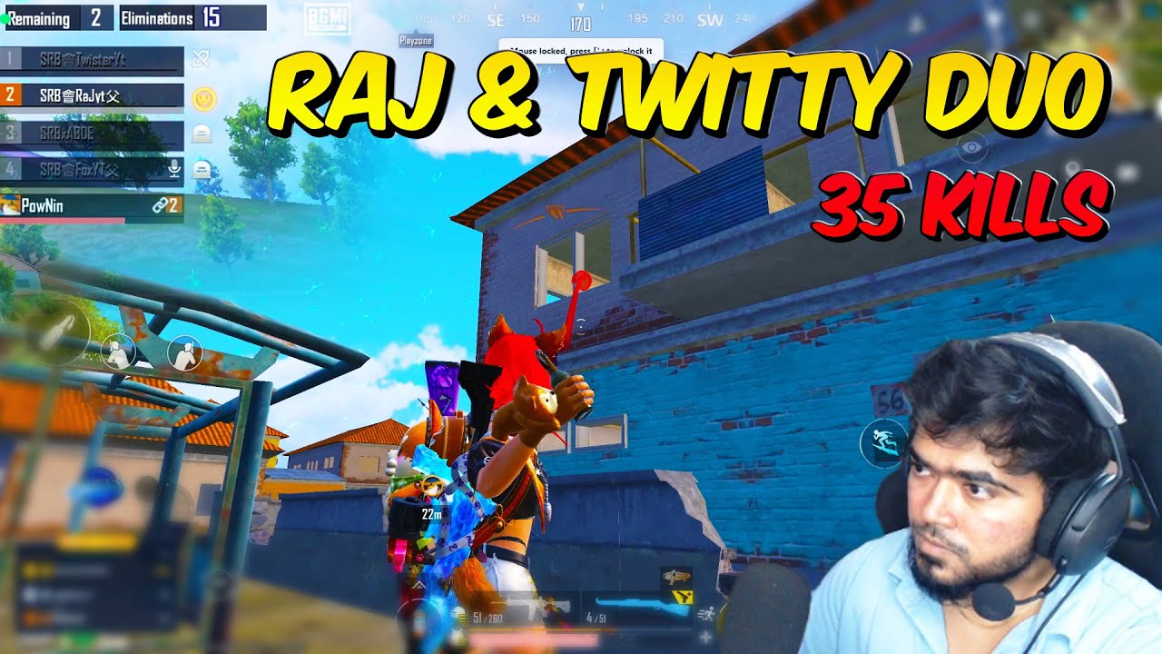 RAJ и Twitty Combo набрали 35 убийств в финальной зоне, устроив настоящий дождь из убийств 😁😍