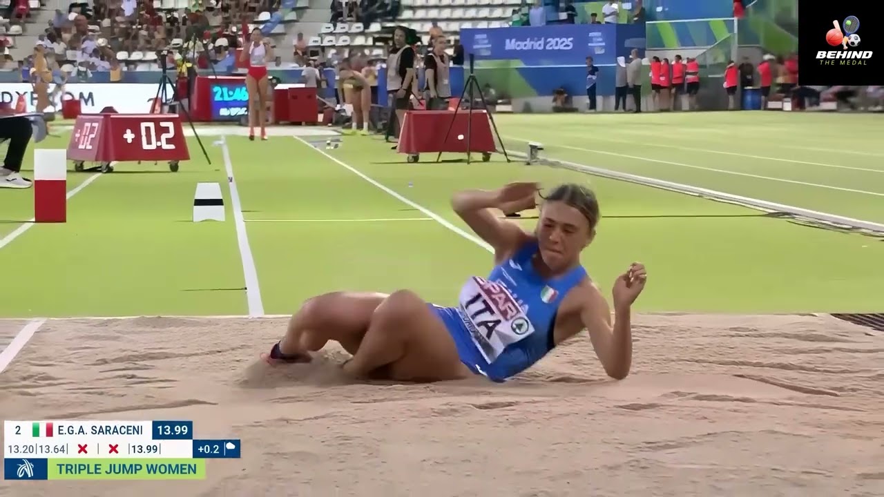 Erika Saraceni | Triple Jump Power at 2025 European Team Championships 🇮🇹