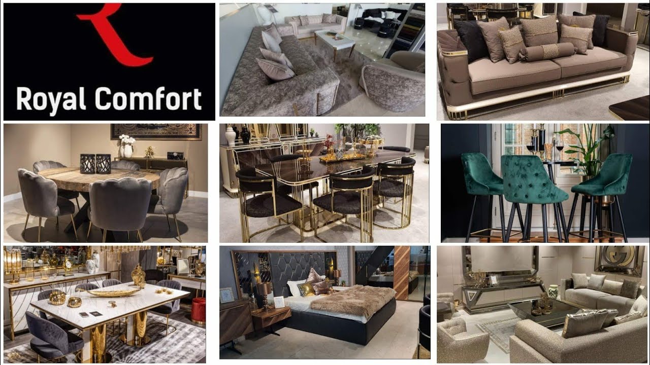 جولة في محل شيك لبيع الأثاث المنزلي في بروكسل #Royalconfort# آخر ماكين في الصالونات العصرية