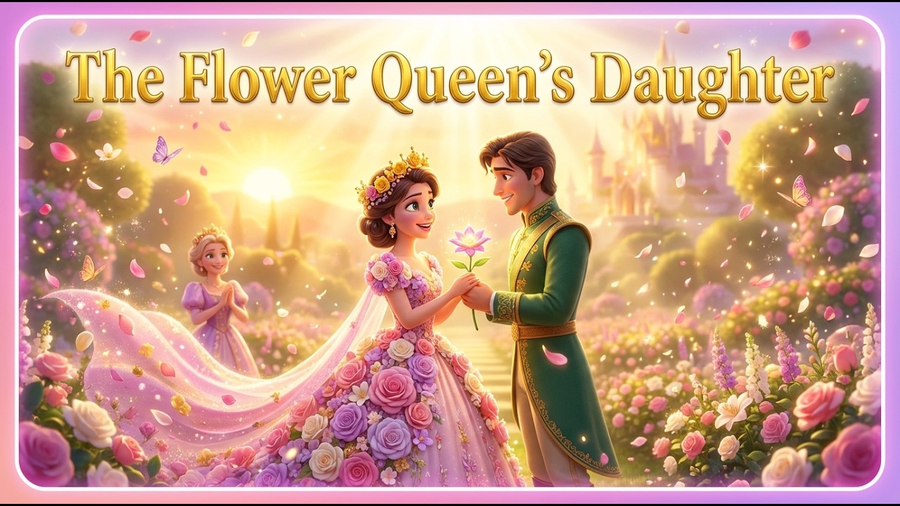 The Flower Queen&rsquo;s Daughter Who Bloomed a Magical Secret | Animated Fairy Tale for Teens