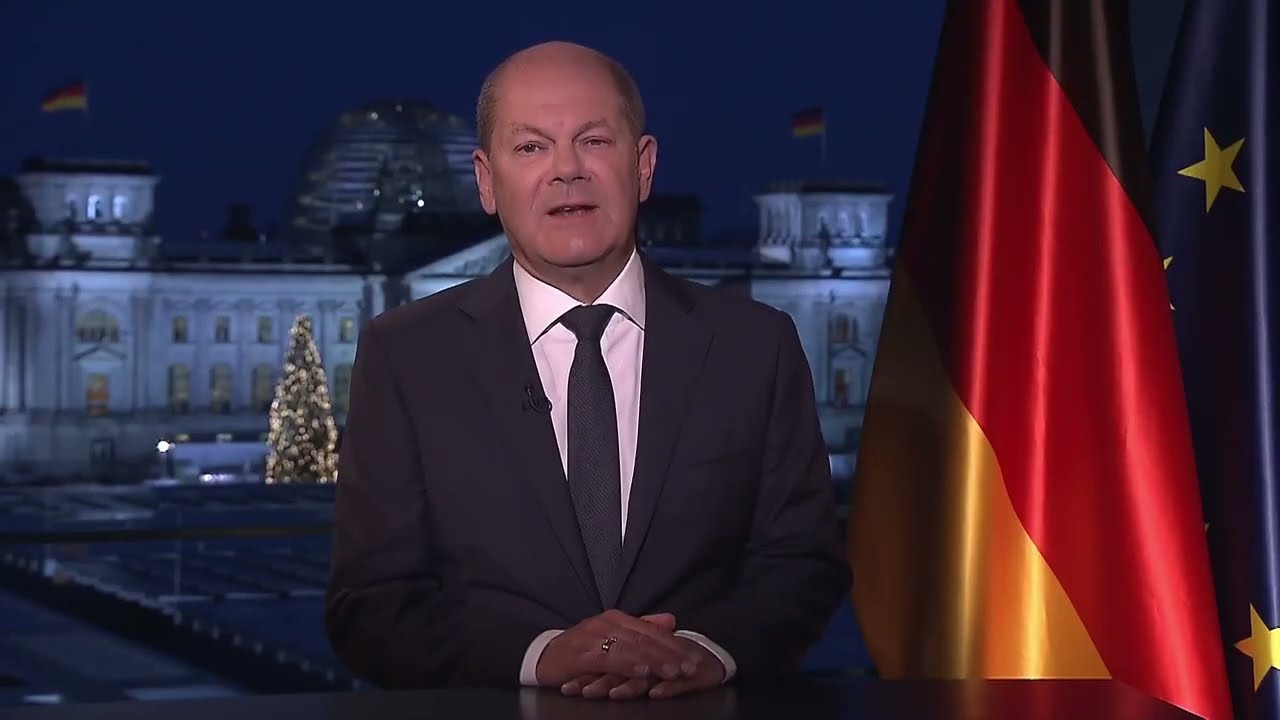 Neujahrsansprache von Bundeskanzler Olaf Scholz zum Jahreswechsel 2022/2023