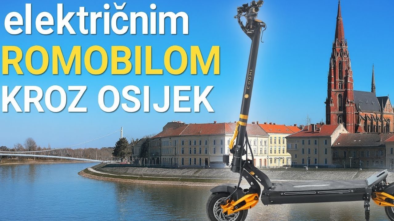 ELEKTRIČNIM ROMOBILOM KROZ OSIJEK - Egoni s66 