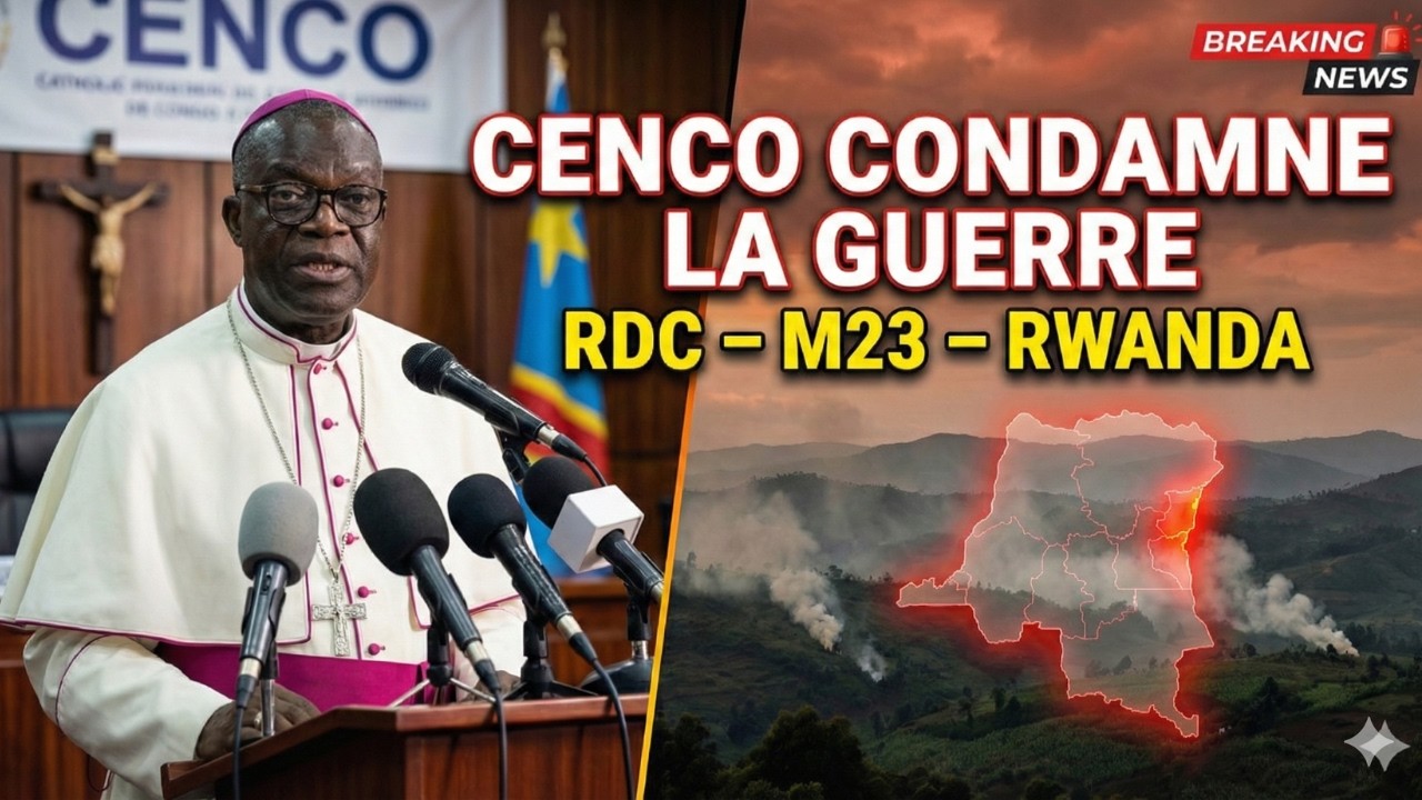 RDC : La CENCO condamne la guerre contre le M23 soutenu par le Rwanda et appelle à la paix