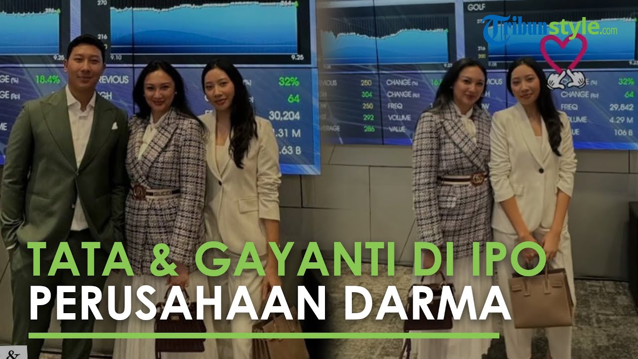 Inilah Potret Tata Cahyani & Gayanti Hutami di IPO Perusahaan Darma Mangkuluhur, Cucu Soeharto