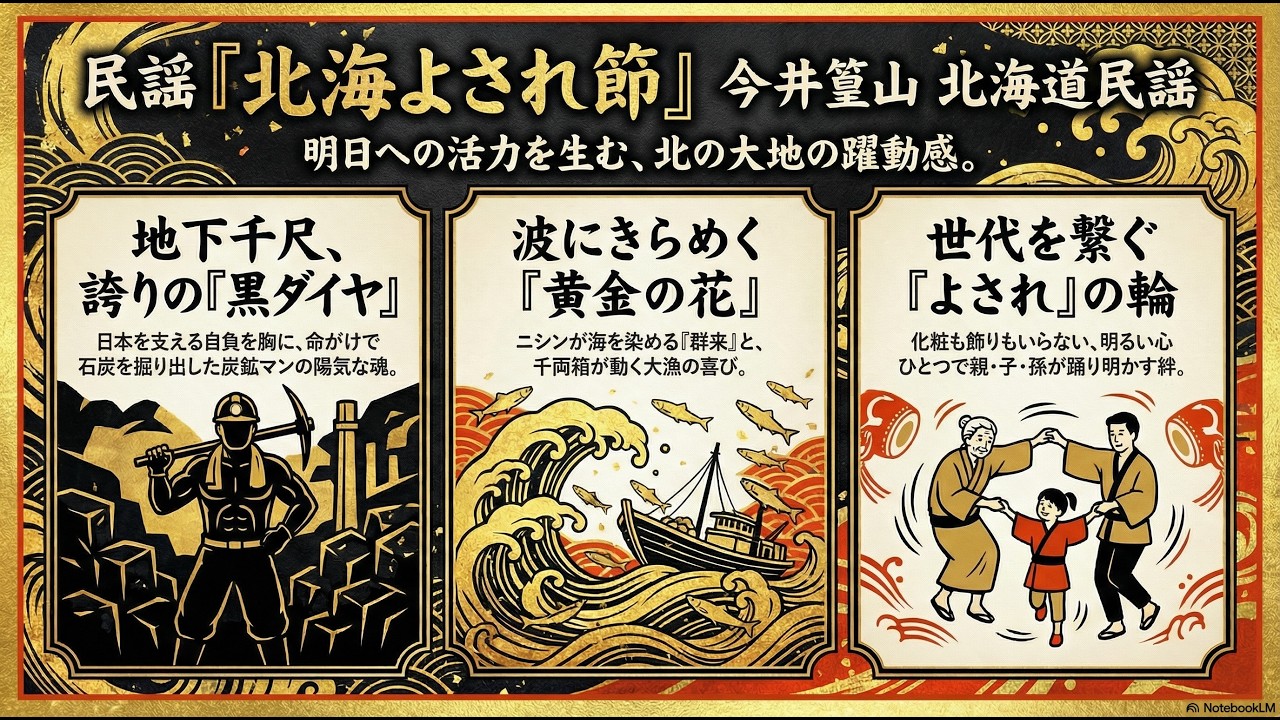 北海よされ節　今井篁山　北海道民謡【民謡 レコード】