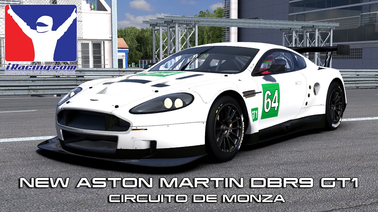 iRacing - New Aston Martin DBR9 GT1 @ Monza