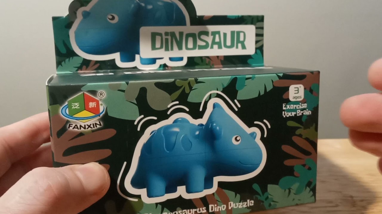 FANXIN DINOSAUR CUBES REVIEW.  COOL PUZZLES.