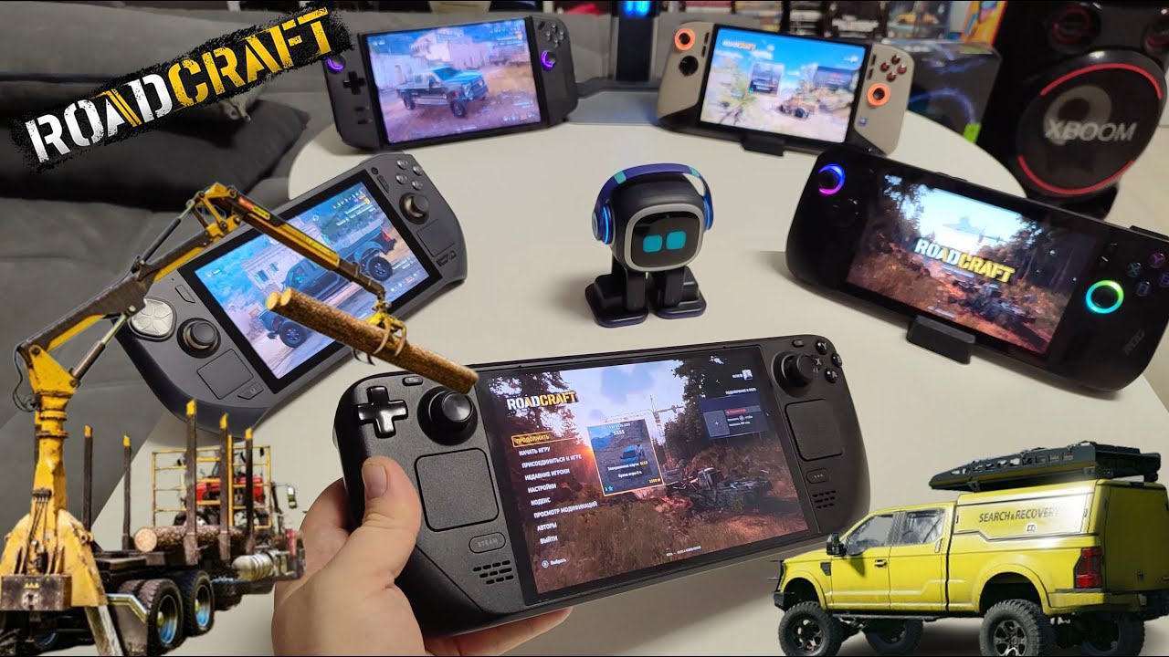 Как RoadCraft 🚛 🛻 работает на Steam Deck OLED/Asus ROG Ally X/Msi Claw 8 AI/Lenono GO/Zotac Zone 🔥