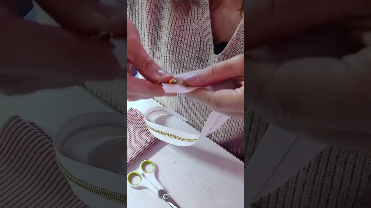 Astuce : enfiler le curseur sur sa fermeture &eacute;clair #couture #sewing #tutocouture