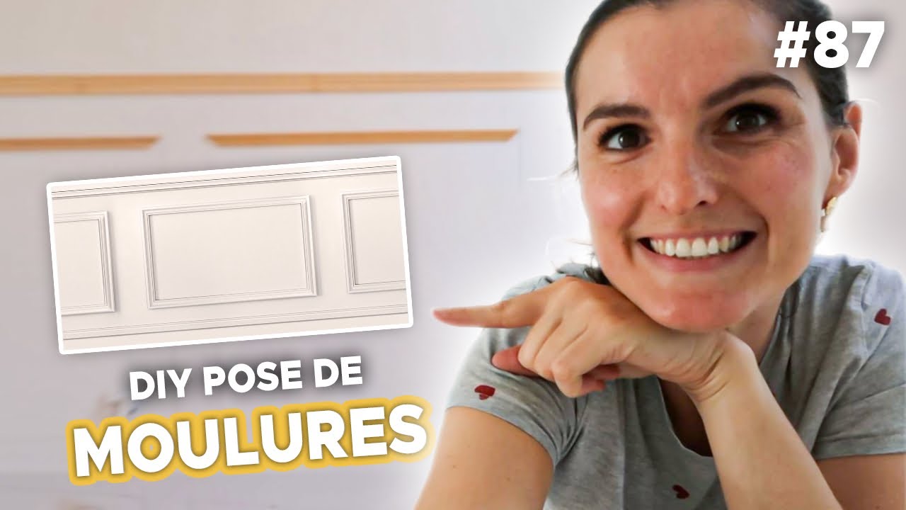 Tuto DIY : pose de MOULURES murales, cimaises, soubassements ! | tribulationsdanais