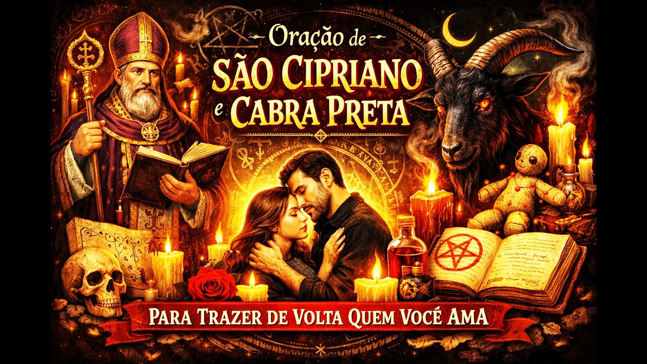Oração de São Cipriano e Cabra Preta milagrosa. Para Trazer de Volta Quem Você Ama.