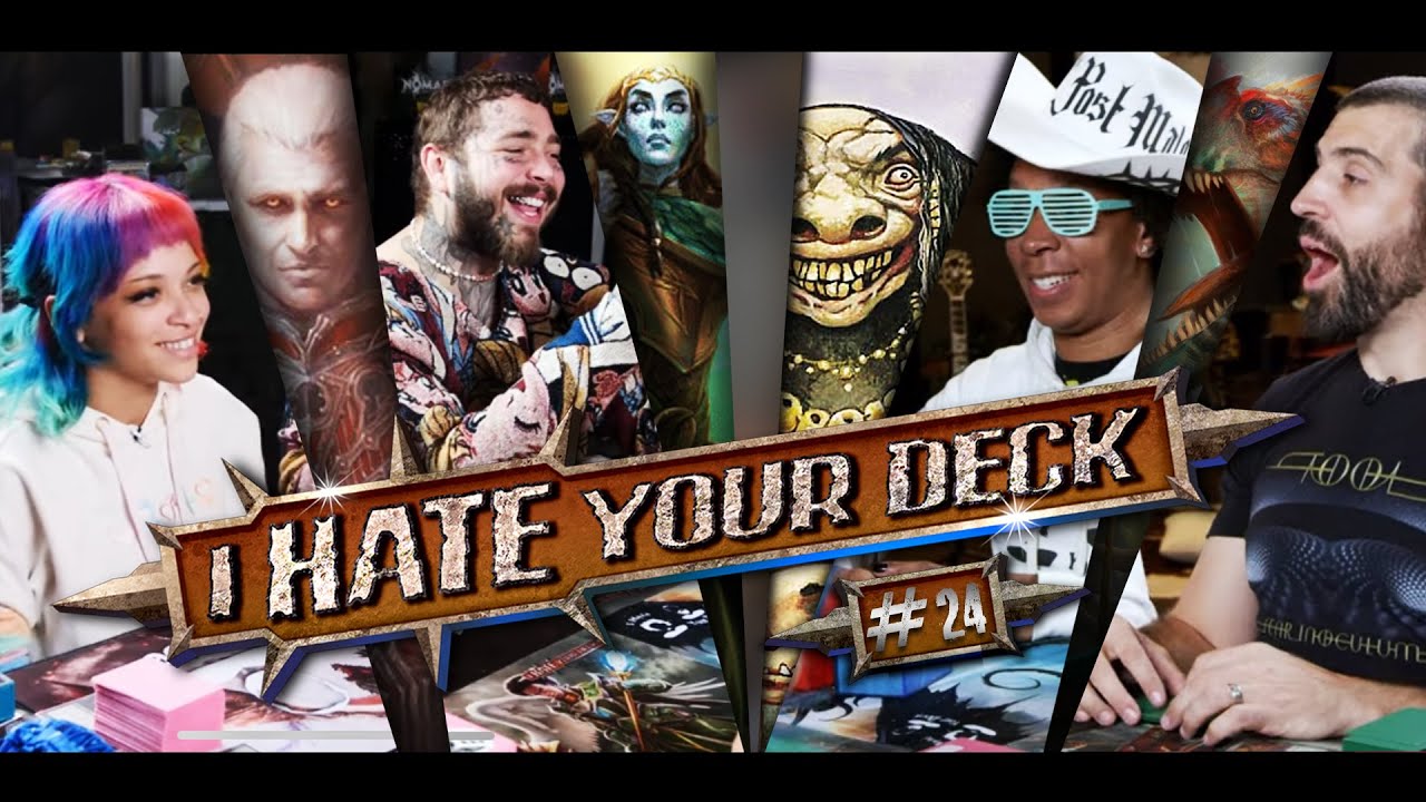I Hate Your Deck #24 Post Malone  || Gishath v Edgar v Lathril v Wort || Commander Gameplay mtg edh