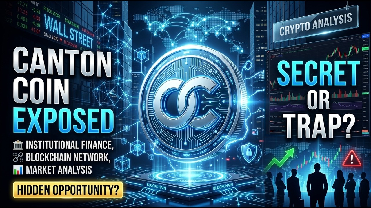 Canton Coin CC Exposed 🔥 Wall Street&rsquo;s Secret Crypto or a Centralized Trap? @CryptoAnalysis26