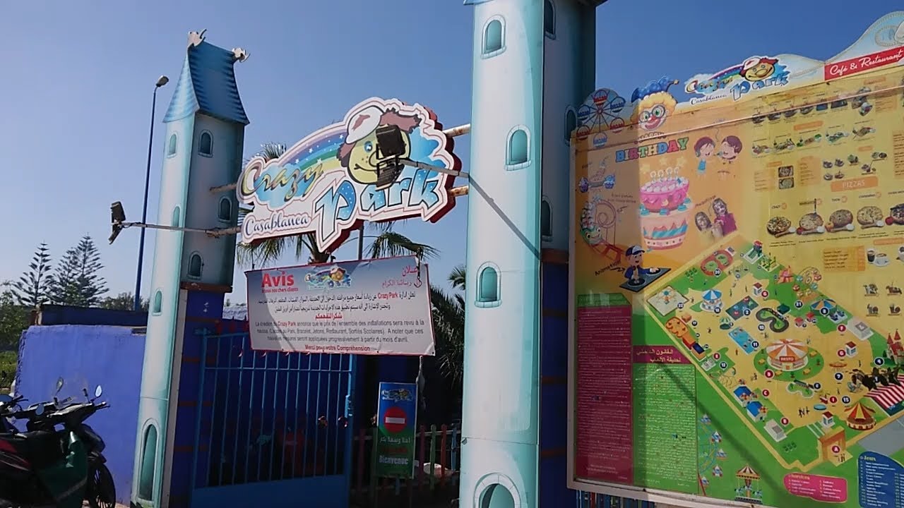داز نهار زوين في مدينة الملاهي CRAZY Park الدار البيضاء دار بوعزة