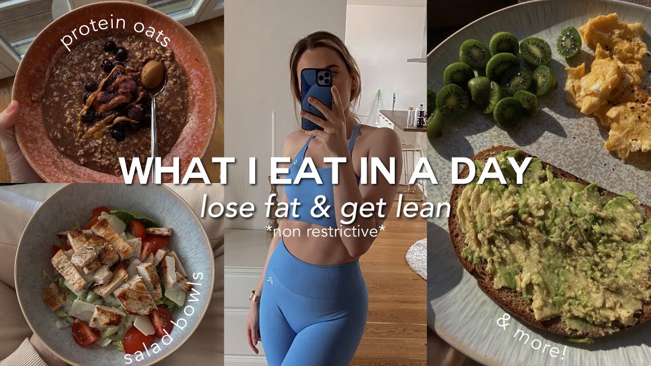What I Eat In A Day to LOSE FAT & GET LEAN *no restrictions* | Anna Neubert