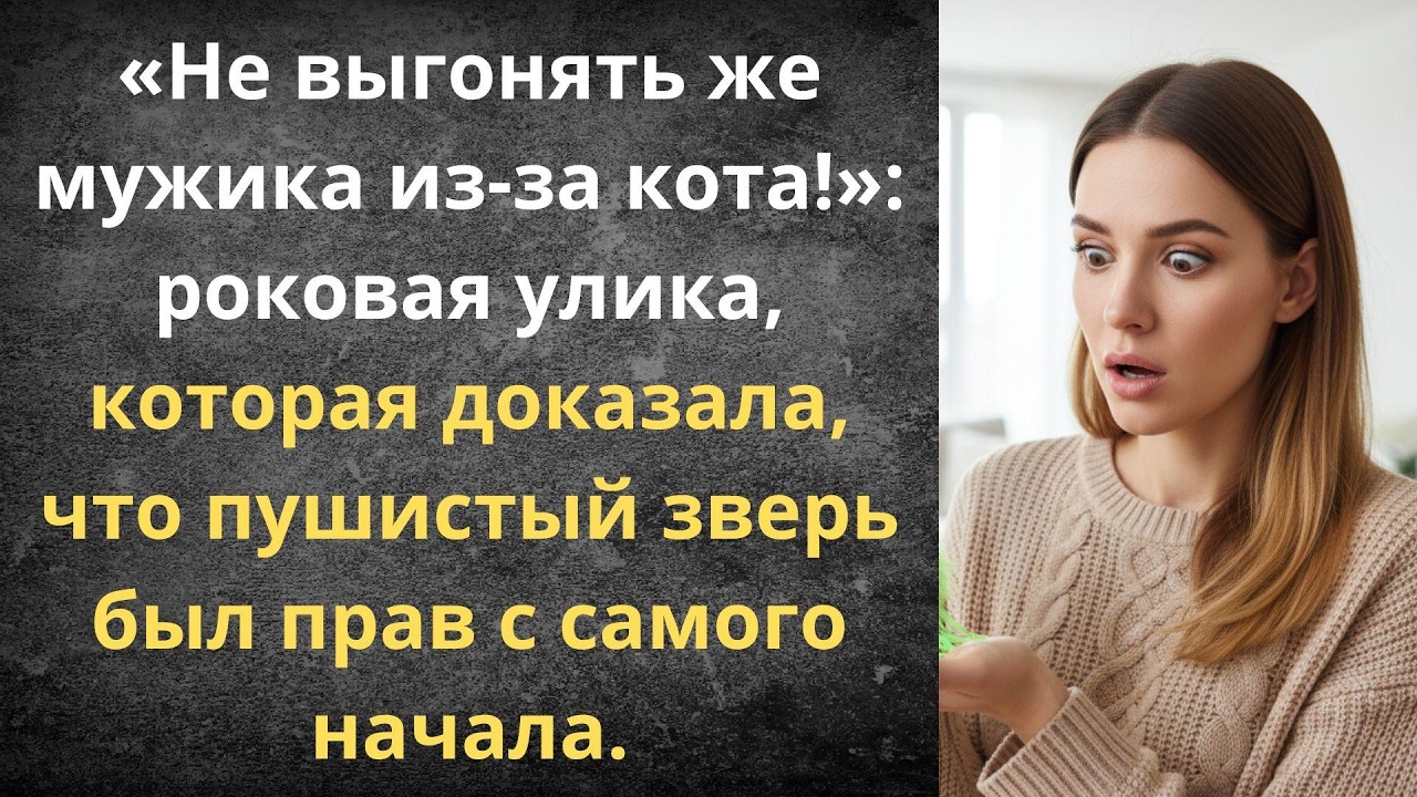 Выгнала жениха из за кота | Истории из жизни
