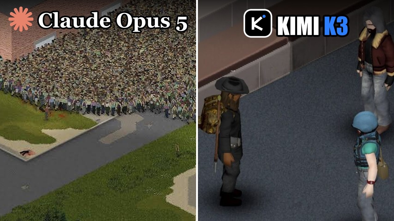 Claude Opus 5 vs Kimi K3 is absurd