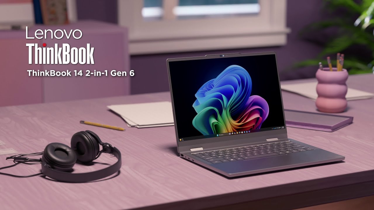 Lenovo ThinkBook 14 Gen 6 2-в-1 (2026) – портативный ПК Copilot+ для малых и средних предприятий.