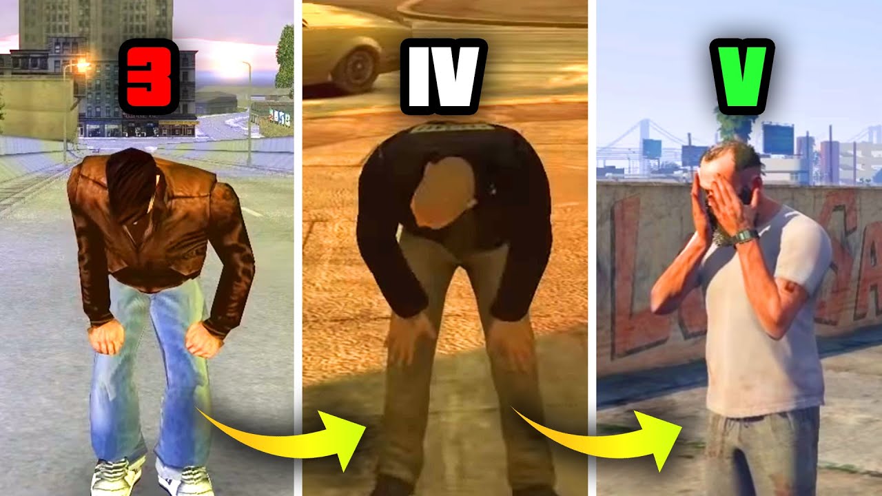 Tire of Running Tired in GTA Games (Evolution)