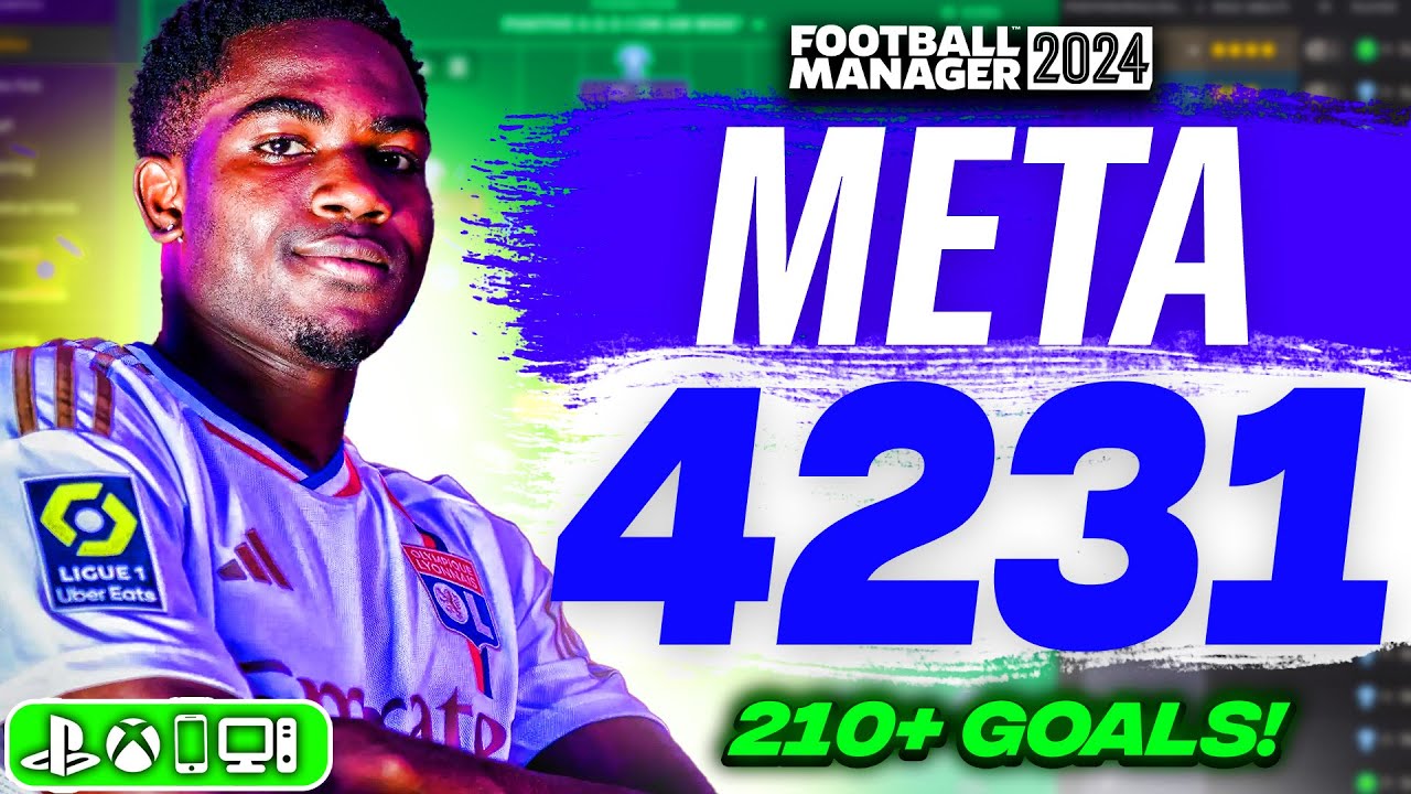 Моя тактика META Narrow 4231 FM24! (210+ голов) | Лучшая тактика FM24