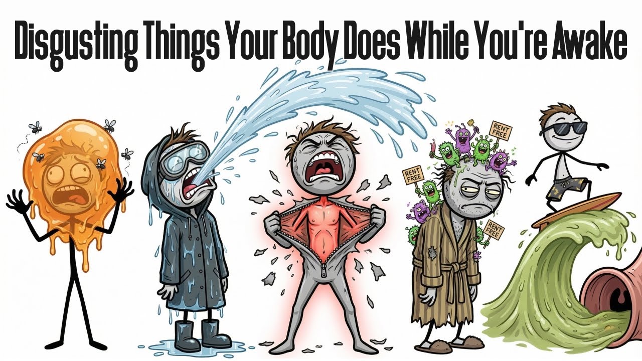 Disgusting Things Your Body Does While You’re Awake (To Keep You Alive)