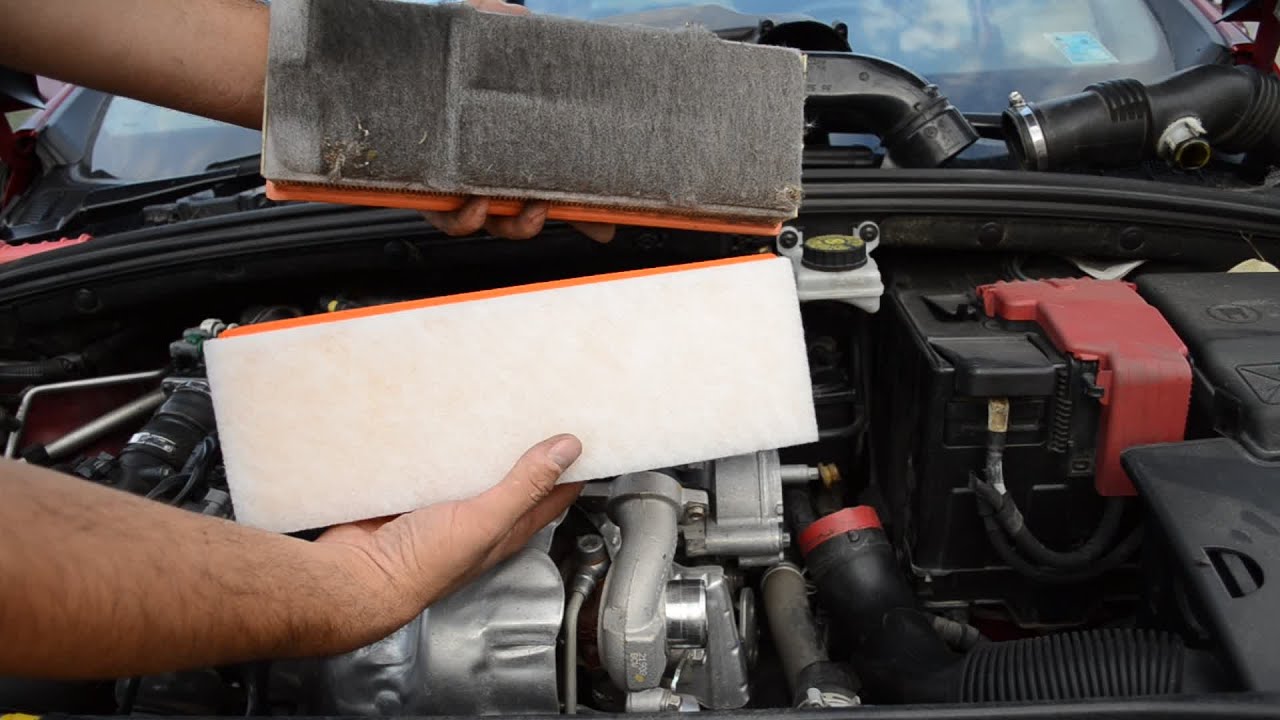 How to remove and replace air filter Peugeot - Citroen 1.6 HDI