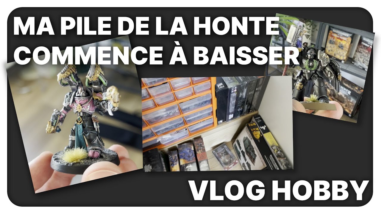 LA PILE DE LA HONTE commence à descendre... VLOG HOBBY #2