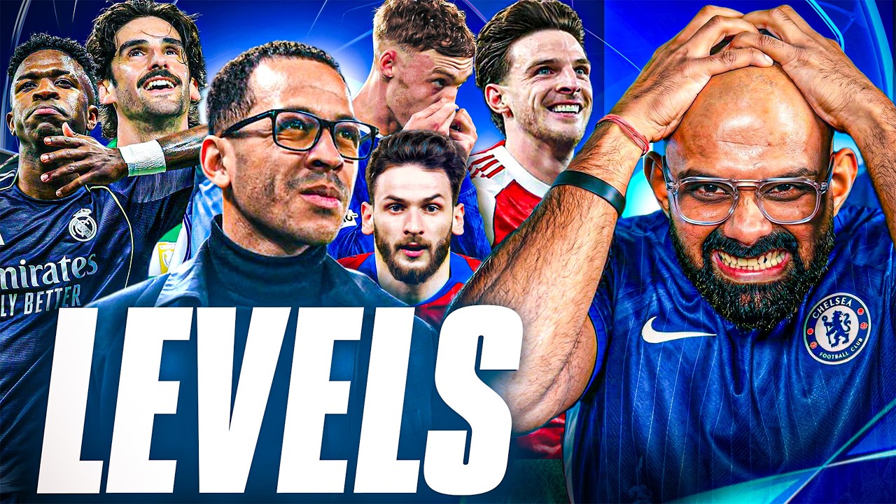 LEVELS SHOWN IN CHAMPIONS LEAGUE