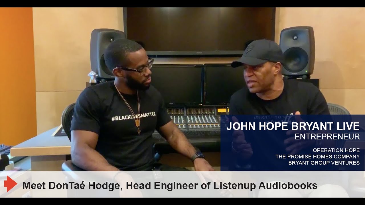 Meet DonTa&eacute; Hodge, Head Engineer of Listenup Audiobooks