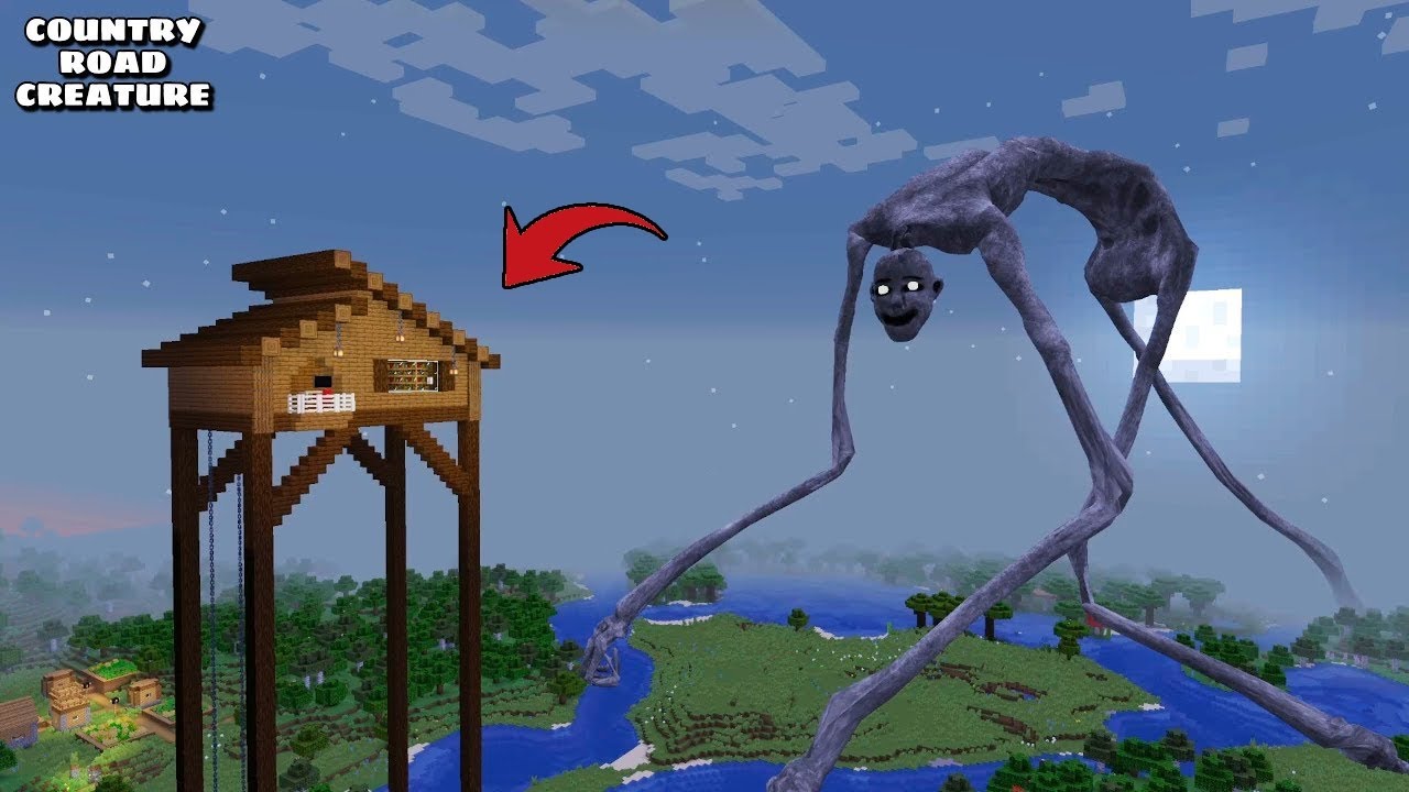 i Found Scariest COUNTRY ROAD CREATURE ARRIVAL 😱 in Minecraft | Minecraft Horror |