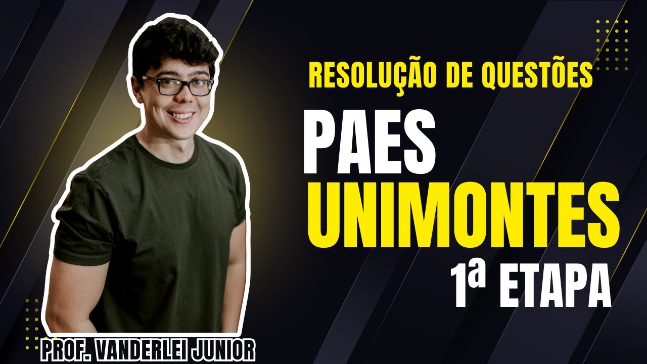 📐 Quest&atilde;o Resolvida do PAES UNIMONTES 🎓 | Fun&ccedil;&atilde;o Afim na Pr&aacute;tica 📊