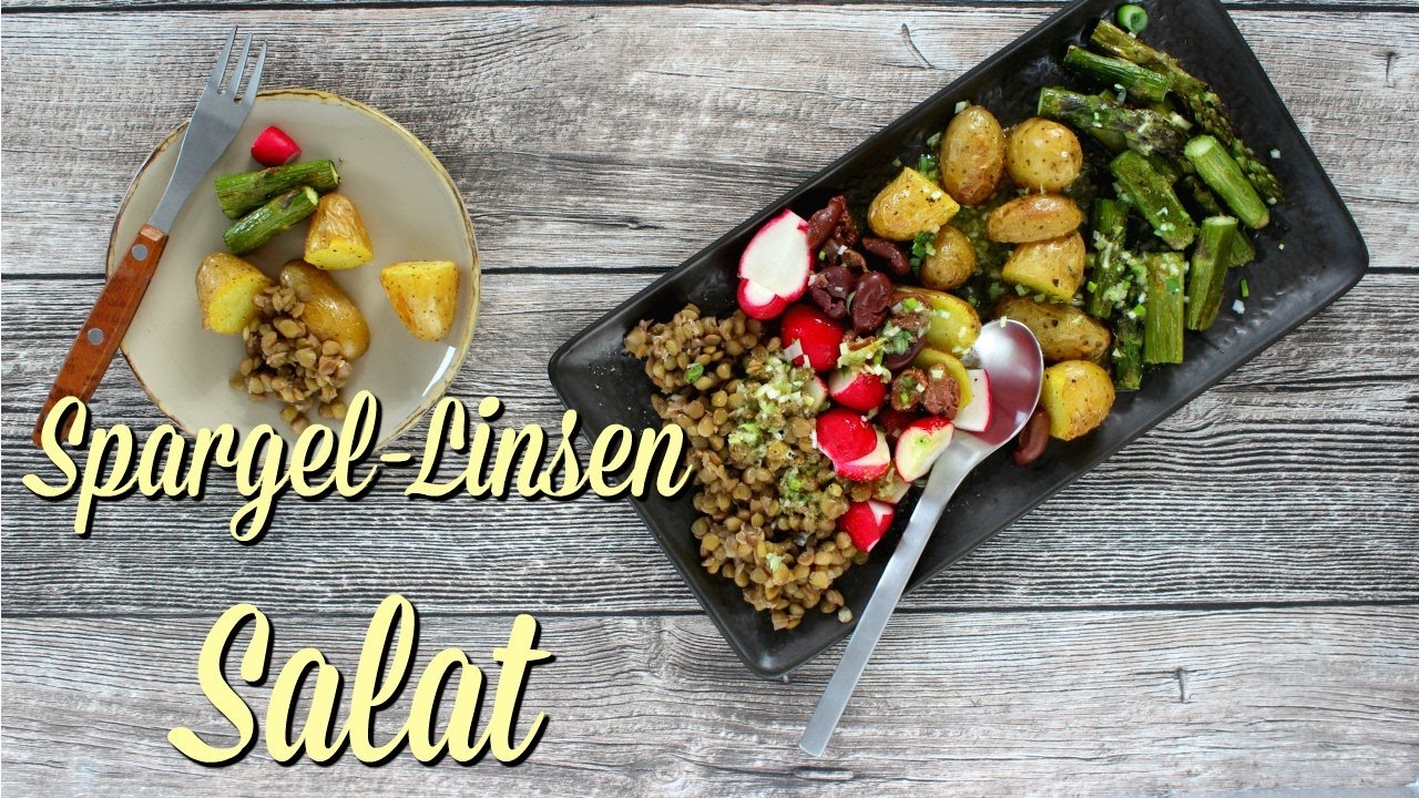 Lauwarmer Spargel-Linsen Salat | #yummypilgrim