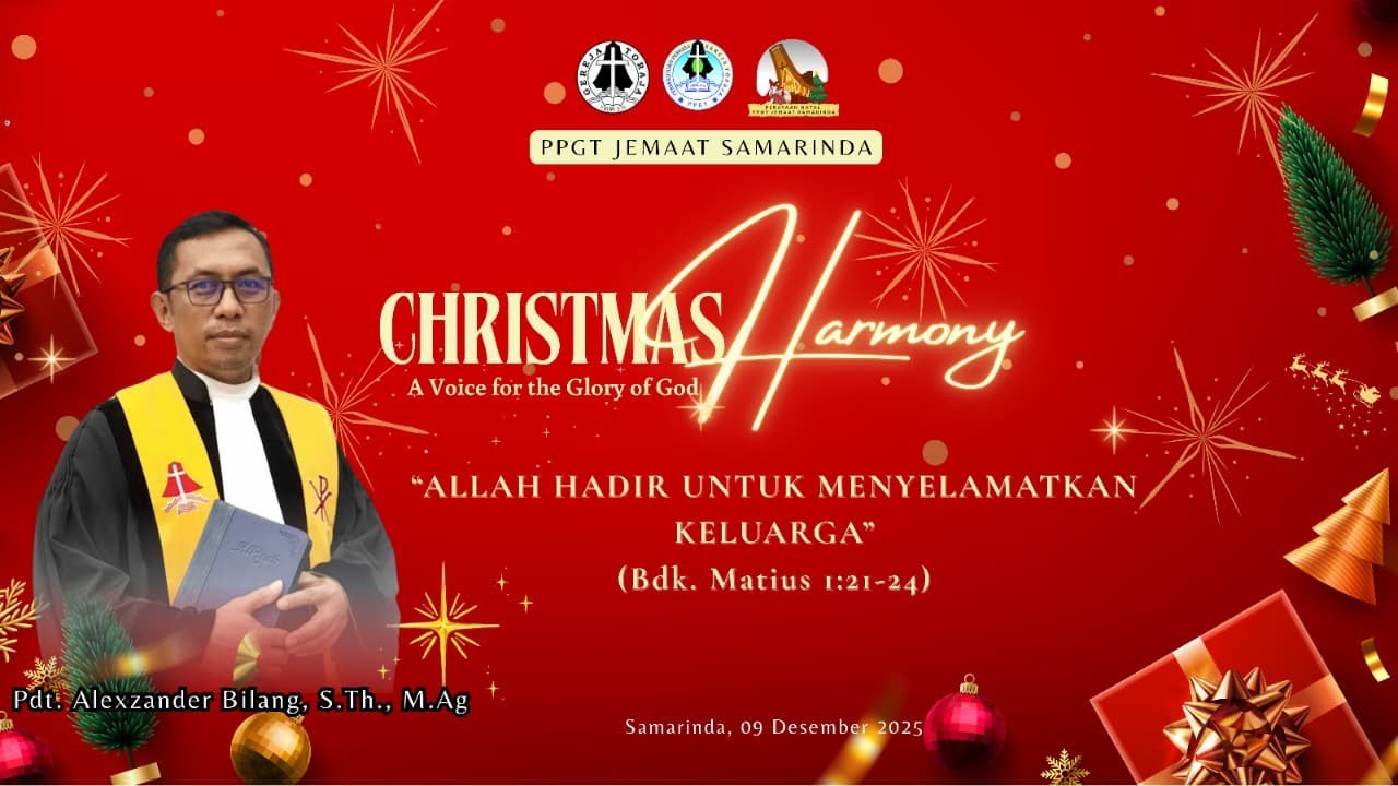 PERAYAAN NATAL PPGT JEMAAT SAMARINDA SELASA, 9 DESEMBER 2025