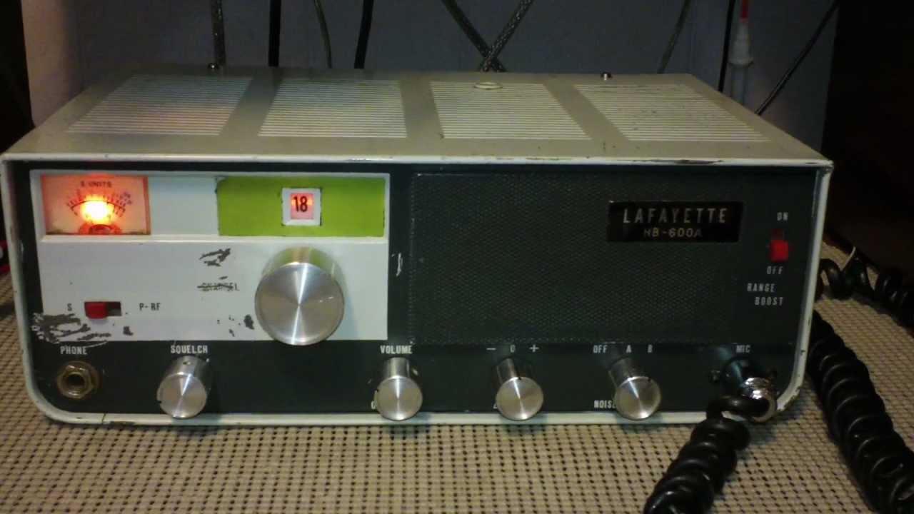 Lafayette HB-600A CB Radio Base Early Transistor HB 600