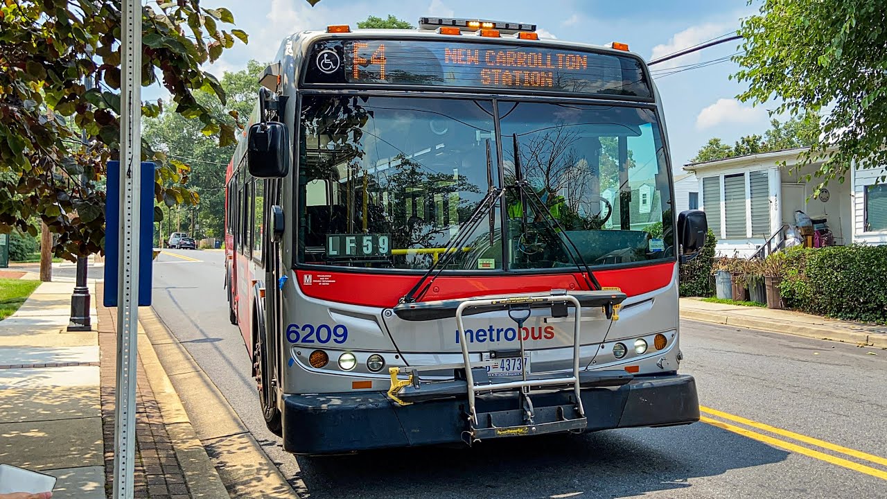 WMATA 2006 New Flyer D40LFR 6209 on Route F4 Ride