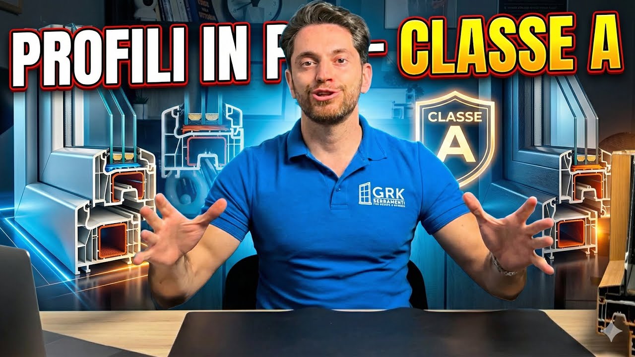 Profili in PVC Classe A: cosa sono e perché fanno la differenza nelle finestre