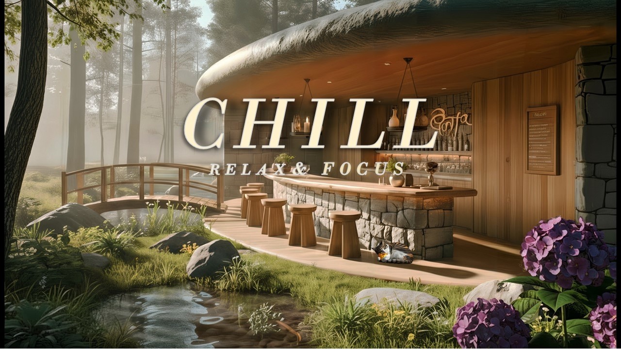 Wooden Nature Café Ambience – Soft Chill Music for Relaxing & Focus